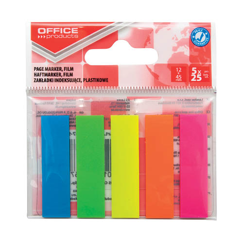 &#214;ntapad&#243;s oldaljel&#246;l&#244; PP OFFICE PRODUCTS 12x45mm 5x25 c&#237;mke