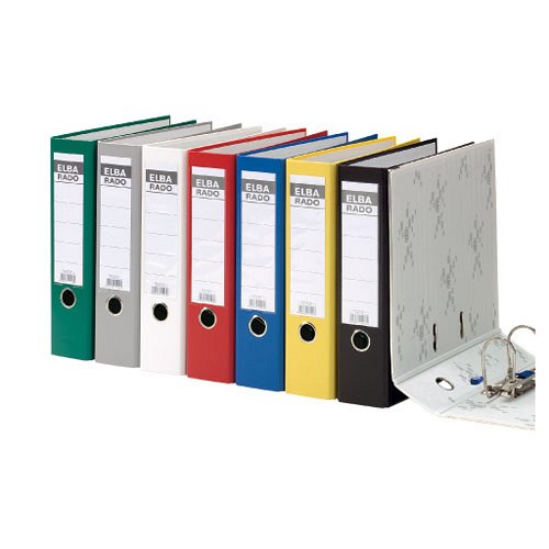 Lever arch file A/4 5cm ELBA blue yellow