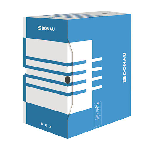 Archiválódoboz 200 mm A/4 DONAU kék