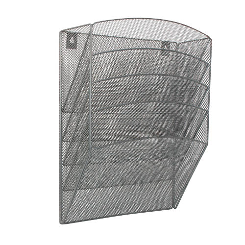 Fali tartó A/4 fémhálós Q-CONNECT ezüst