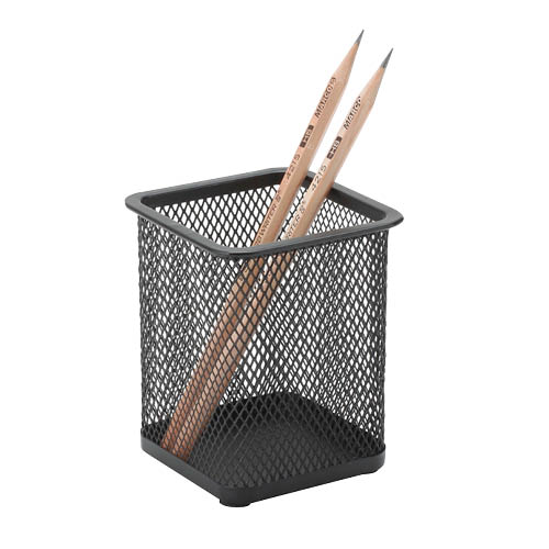 Írószertartó fémhálós Q-CONNECT KF15106 fekete