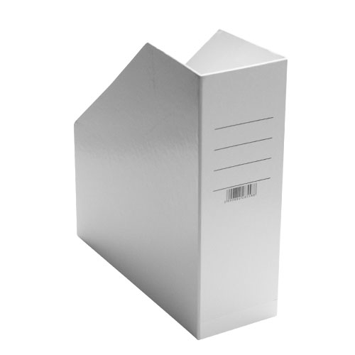 Iratpapucs karton Q-CONNECT 9cm feh&#233;r