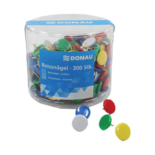 Rajzszeg 300db-os DONAU sz&#237;nes