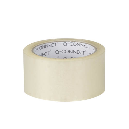 Rag.szalag 50mmx66m transzparens Q-CONNECT KF04382 alacsony zajszíntű