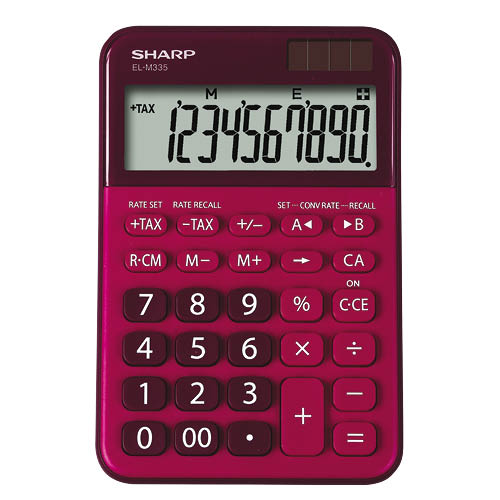 Asztali sz&#225;mol&#243;g&#233;p Sharp EL-M335B piros