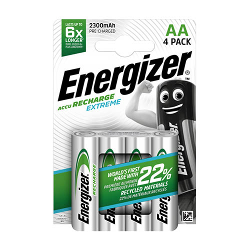 Akku ENERGIZER Extreme ceruza AA 2300mAh 4db-os csomag