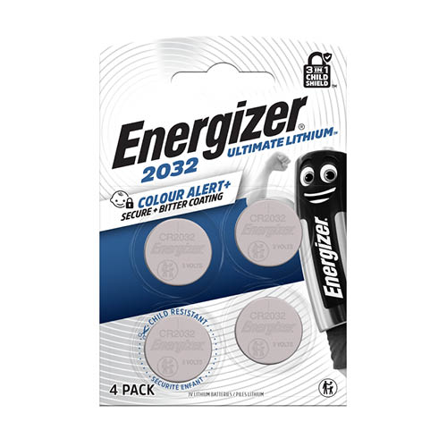Gombelem ENERGIZER Ultimate Lítium Performance CR2032 4db-os csomag