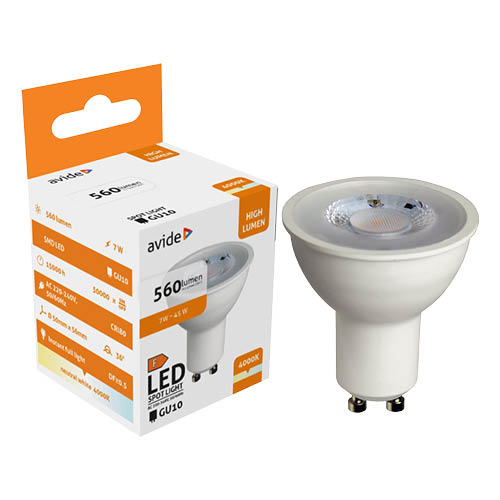 Izzó Spot AVIDE GU10 7W NW 4000K