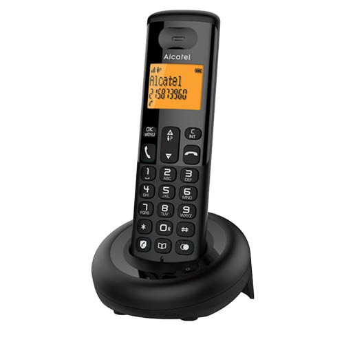 Telefon ALCATEL E160 vezeték nélküli fekete