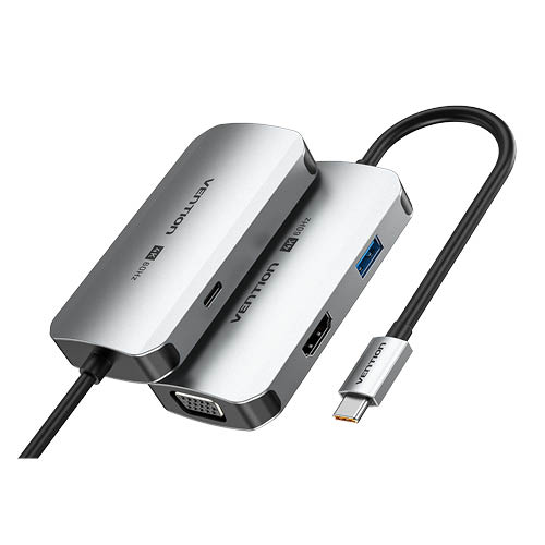 Dokkoló VENTION USB-C - HDMI/VGA/USB 3.0
