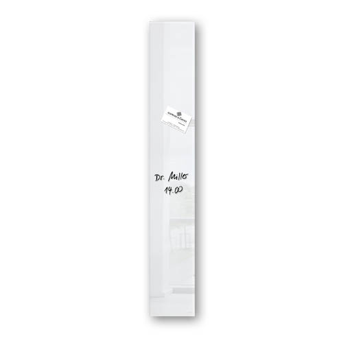 Glass Board magnetic super white 120x780x15mm SIGEL GL101