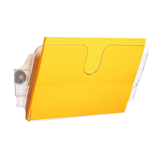 Prospektustartó A/4 mágneses fekvő DURABLE FLEXIPLUS átlátszó