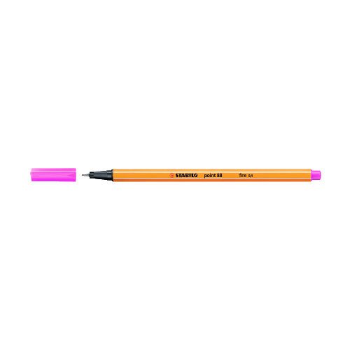 Tűfilc STABILO point 88 0,4mm halványpink
