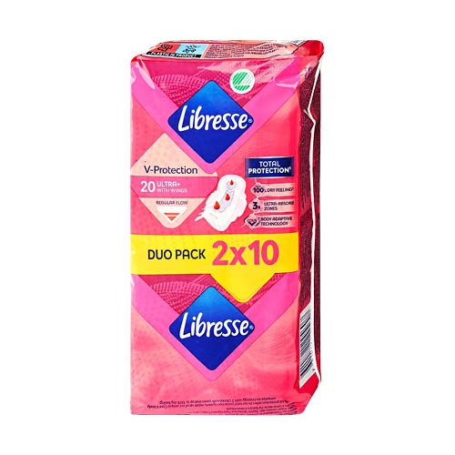 Egészségügyi betét Libresse Ultra Plus normál 20 db-os csomag