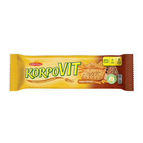 Keksz KORPOVIT teljes kiőrlésű 174 g