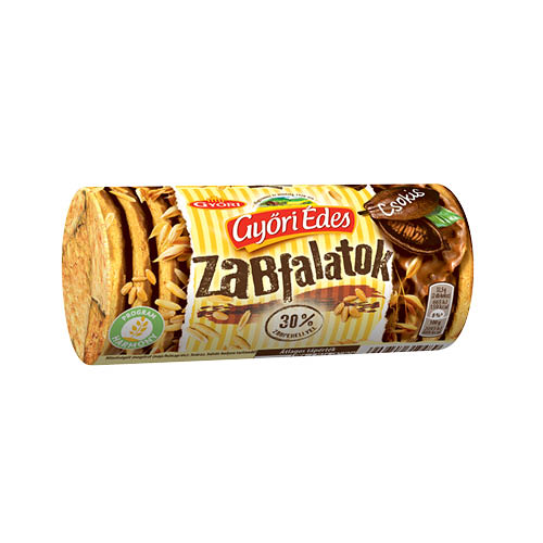 Keksz GYŐRI &#233;des zabfalatok csokis 215g
