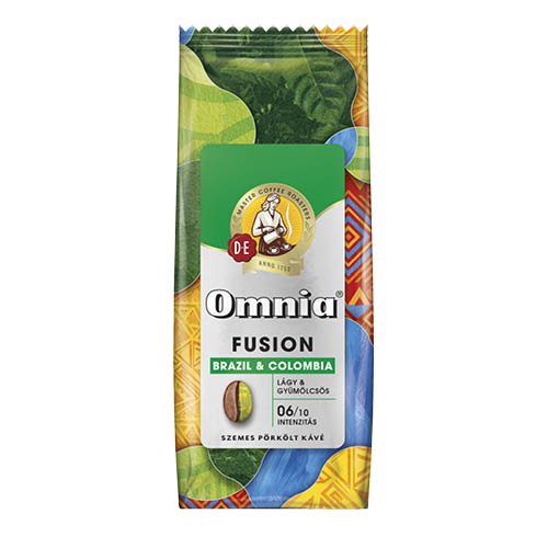 Kávé Douwe Egberts Omnia Fusion Brazil&amp;Colombia 900g szemes