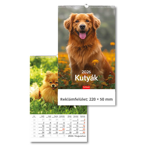 Falinaptár Kutyák T094-10