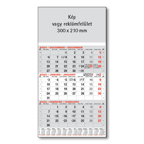 Speditőrnapt&#225;r USP-01 1 t&#246;mb&#246;s 3 havi sz&#252;rke