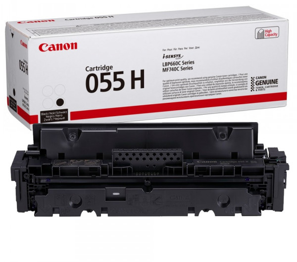 Canon l&#233;zertoner CRG-055H fekete 7600 old.