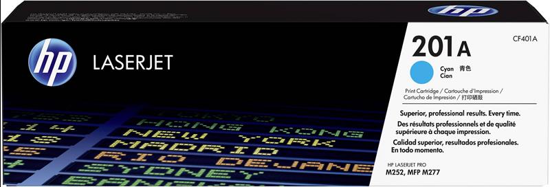 HP lézertoner CF401A No.201A kék 1400 old.