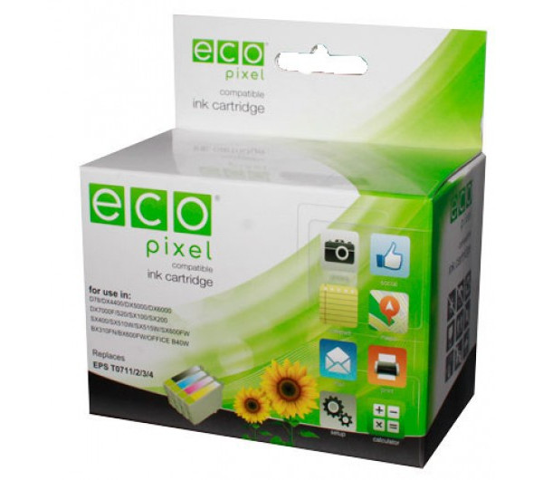 ECOPIXEL tintapatron For Use Canon MG2100 CL-541XL sz&#237;nes 18ml