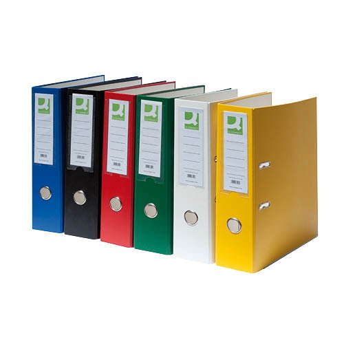 Iratrendező A/4 7,5 cm élvédős Q-CONNECT zöld