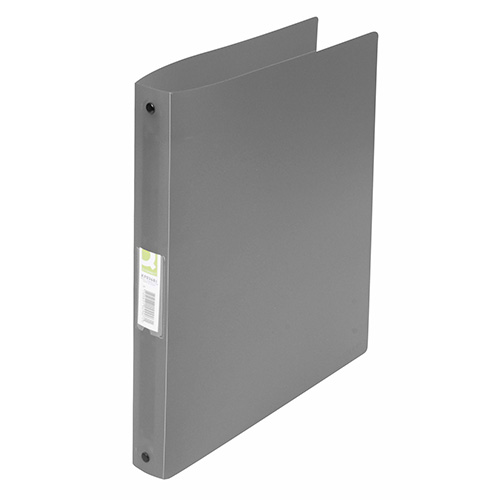 Gyűrűskönyv A/4 4 gyűrűs 2,5cm Q-CONNECT áttetsző füst