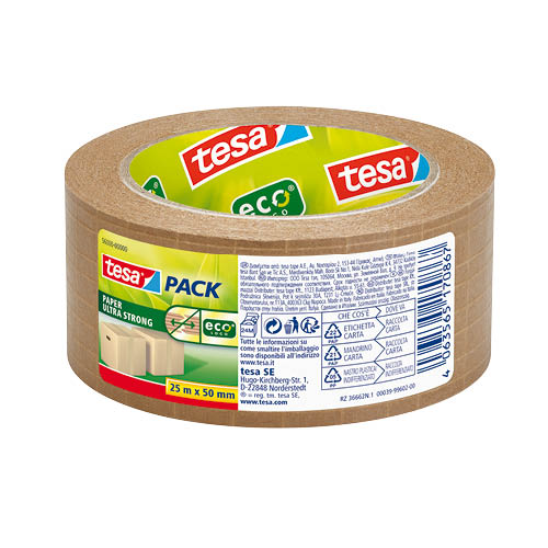 Ragasztószalag tesapack® PAPER ULTRA STRONG 56000 50mmx25m
