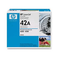HP lézertoner Q5942A No.42A fekete 10000 old.