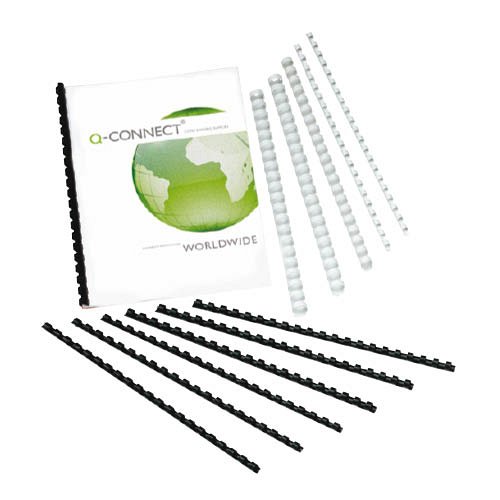 Kötőgépspirál Q-CONNECT 18 mm fehér