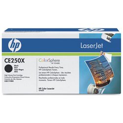 HP lézertoner CE250X No.504X fekete 10500 old.