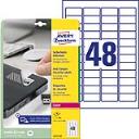 Etikett címke speciális L6113-20 biztonsági fehér poliészter 45,7x21,2mm