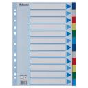 Dividers A/4 plastic 12 parts