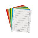 Dividers A/4 cardboard Q-CONNECT blue red