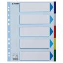 Dividers A/4 plastic 5parts Maxi