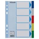 Dividers A/5 plastic 5parts
