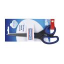 Olló 14cm Soft Grip fekete-kék Donau
