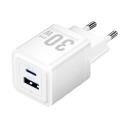 Hálózati töltő VENTION USB-C+A fehér