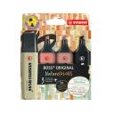 Szövegkiemelő klt. 4db-os STABILO BOSS ORIGINAL NatureCOLORS (sárzöld, vörösbarna, sötétbarna, feket