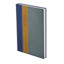 Agenda B/5 heti FASHION F011 kék-okker-szürke