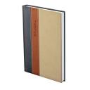 Agenda B/5 heti FASHION F011 antracit-barna-bézs