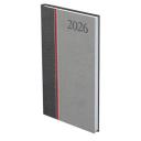 Agenda A/5 napi GROOVY G021 antracit-piros-szürke