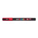 Decor marker Uni Posca PC-3M 0,9-1,3mm conical tip red