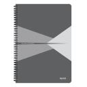 Spirálfüzet A/4 90lap Office vonalas karton borítóval 464800.. szürke