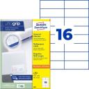 Etikett címke univerzális 3484 105x37mm fehér