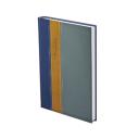 Agenda A/5 napi FASHION F021 kék-okker-szürke