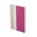 Agenda A/5 napi FASHION F021 rózsaszín-fehér-mályva