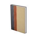 Agenda A/5 napi FASHION F021 antracit-barna-bézs